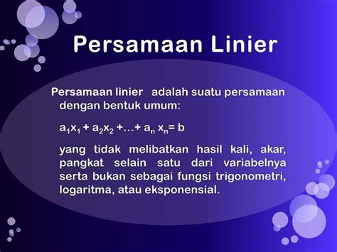 Ppt Bab Ii Sistem Persamaan Linier Powerpoint Presentation Free