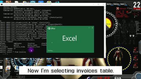 How To Open Databasedb File In Excel Youtube