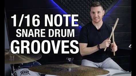 Hand Independence Drum Lesson 16th Note Snare Drum Grooves For