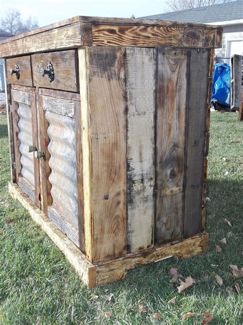 Make sure the doors overlap the openings by an equal amount on all sides. Outdoor Cabinet Doors 2021 in 2020 | Recycled pallet furniture, Pallet diy, Wood pallets