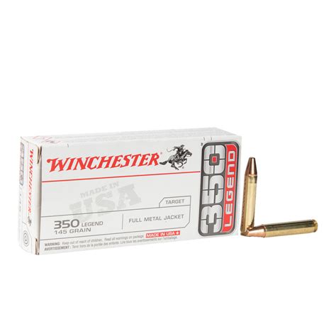 Winchester Usa 350 Legend 145gr Fmj Rifle Ammo Ammunition Shooting