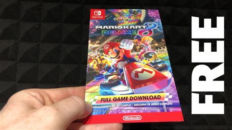 How To Redeem Mario Kart 8 Deluxe Full Game Download Code On Nintendo
