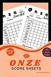 Check spelling or type a new query. Onze Score Sheets: 100 Scorekeeping to Easily Keep Track of All scores in one Convenient, Easy ...
