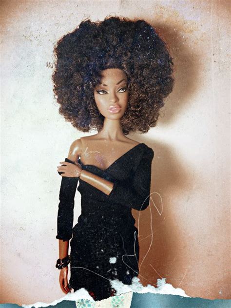 Grungy Glamorous Natural Hair Doll Black Barbie Barbie Dolls