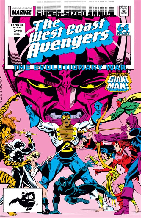 West Coast Avengers Annual 1986 3 Comic Issues Marvel