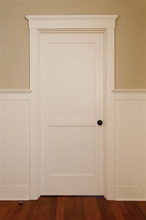 Simple Door Trim Farmhouse Interior Doors Interior Door Styles