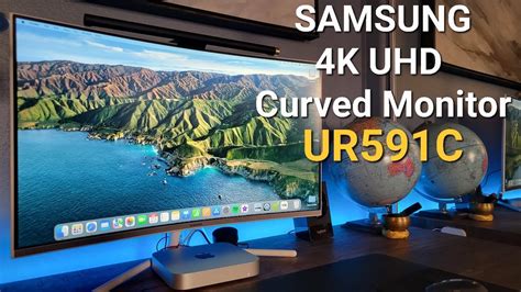 Best Budget 4k Monitor Samsung 32 Uhd Curved Monitor Unboxing Setup Ur591c Unbox Youtube