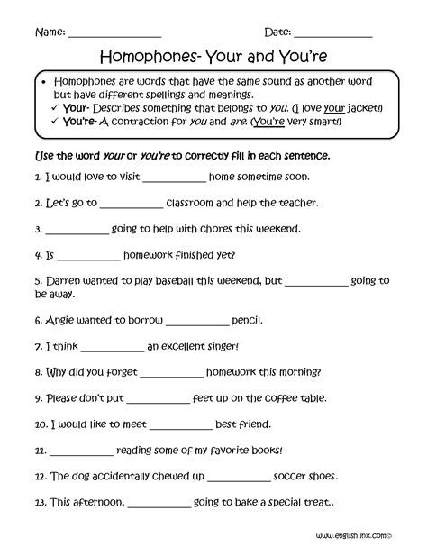 6th Grade Grammar Practice Worksheet