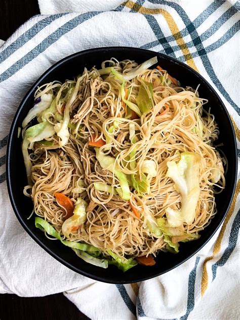 Let me know what your dog thinks! Pancit - Authentic Filipino Noodles with Chicken | Recipe ...