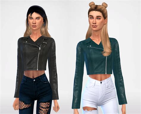Leather Jackets Cc And Mods You Need To Have — Snootysims