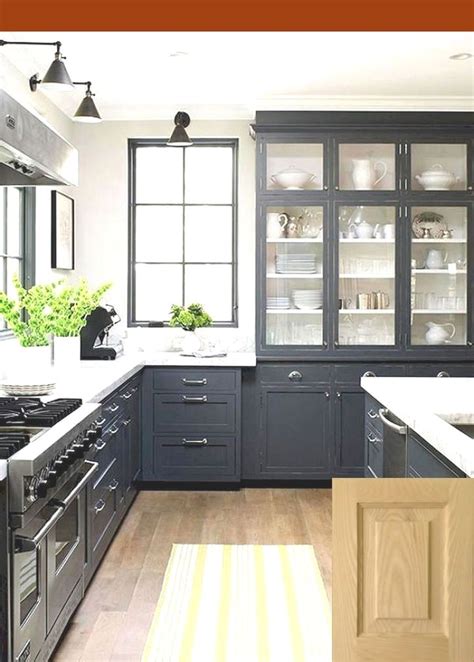 Love white kitchen cabinets glass doors dark wood floors. Pin on Kitchen