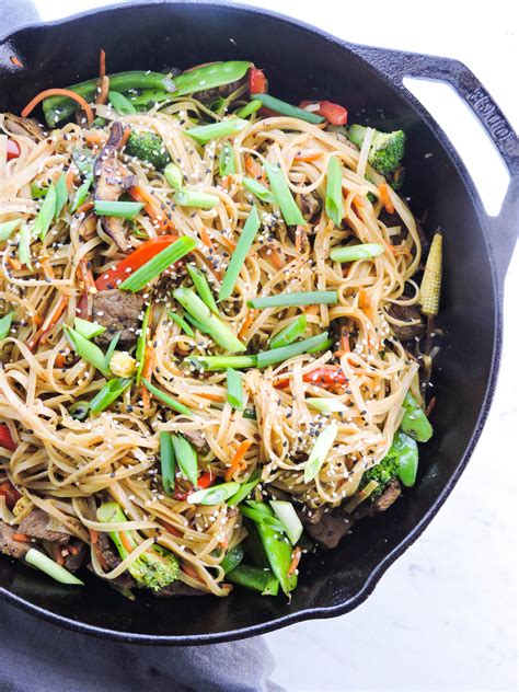 20 Minute Asian Noodle Stir Fry Fresh Fit Kitchen