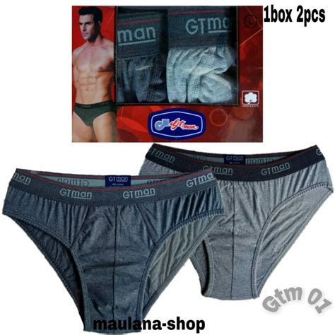 Gt Man Gtm01 Celana Dalam Pria 1 Box Isi 2 Pcs Shopee Indonesia