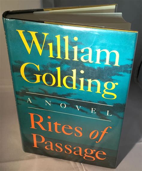 Rites Of Passage First Edition Near Fine By William Golding Near
