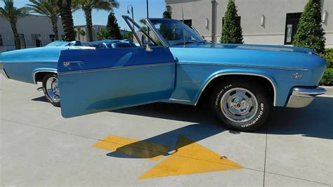 1966 Chevrolet Impala Ss Convertible Number Match 327 4 Engine Marina