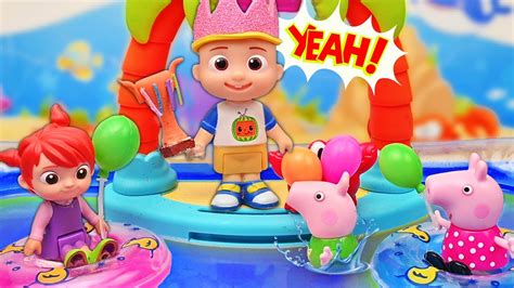 Cocomelon Friend Jj Won The Swimming Competition Pretend Play With