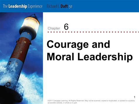 Courage And Moral Leadership