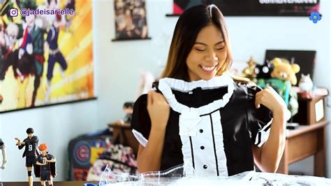 I Tried A Maid Cosplay Jade S Cosplay Time Youtube