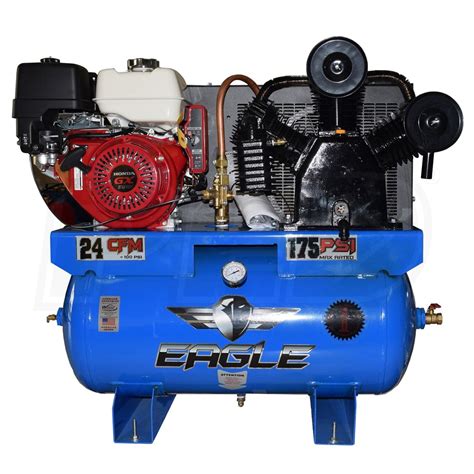 Eagle 11g30trke 13 Hp 30 Gallon Two Stage Truck Mount Air Compressor W
