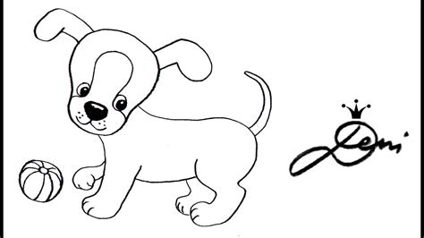 Hund Schnell Zeichnen Lernen 🐕 How To Draw A Puppy For Children 🐩 Dog 🐶