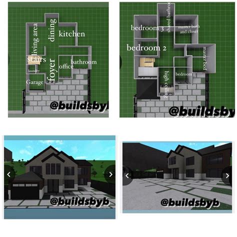 Modern 2 Story House Layout Bloxburg House Designs Angiepcaps On