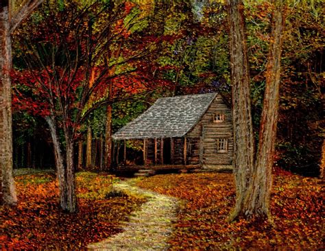 Fall Retreat Cabin In The Smoky Mountains During The