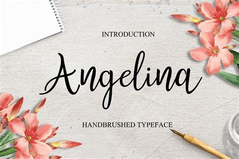 Angelina 55656 Handwritten Font Bundles