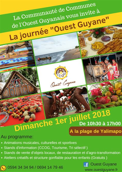 La journée Ouest Guyane Communauté de Communes de l Ouest Guyanais