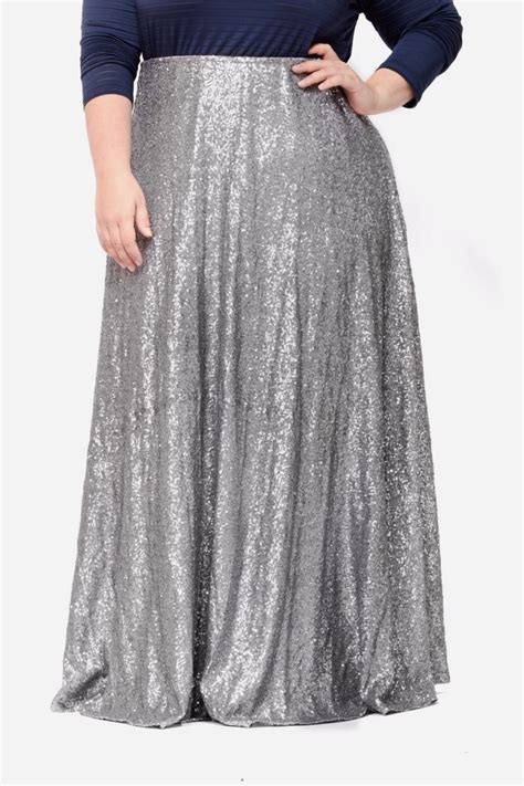 The Showstopper Sequin Maxi Skirt Silver In 2019 Sequin Maxi