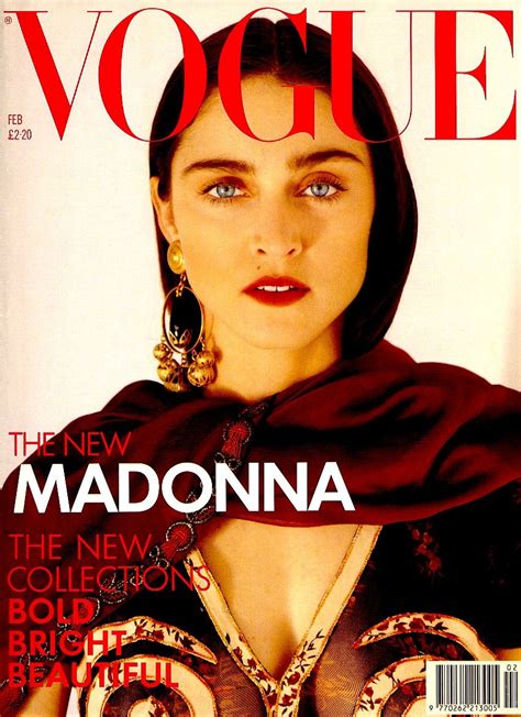 Madonna Madonna Vogue Vogue Covers Vintage Vogue Covers