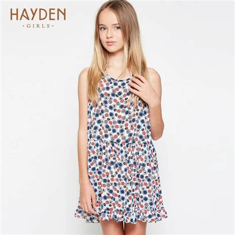 Hayden Flower Girls Dress 2017 Summer Striped Sundress Kids Party