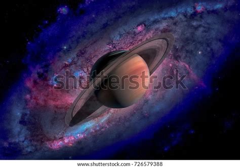 Solar System Saturn Sixth Planet Sun Stock Photo Edit Now 726579388