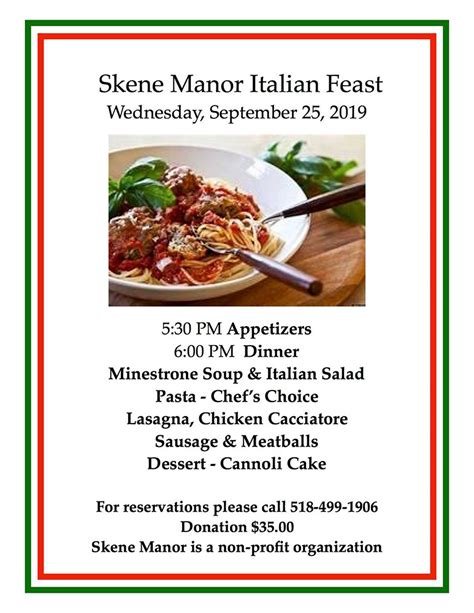 Monthly Dinner September 2019 Skene Manor