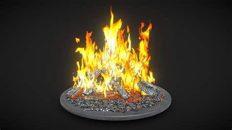 Bonfire Buy Royalty Free 3d Model By Madmix 9ed2038 Sketchfab Store