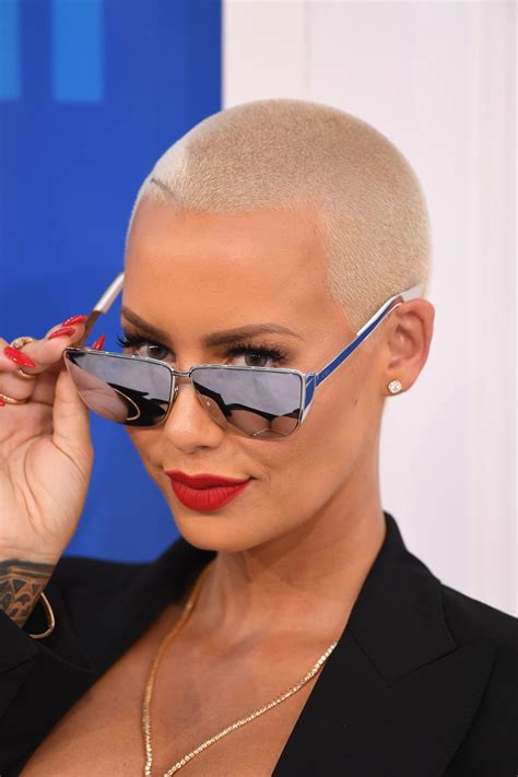 Amber Rose Shows Off A New Red Hairstyle