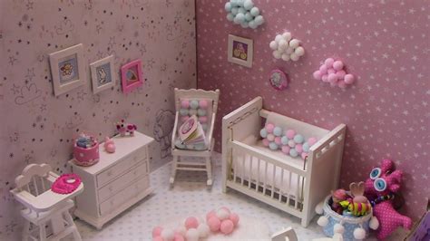 Babys Diy Miniature Dollhouse Room Diy Dolls Youtube