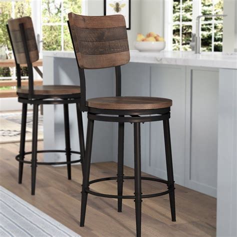 Shop now for our low price guarantee and expert service. Cathie 30" Swivel Bar Stool | Farmhouse bar stools, Bar ...