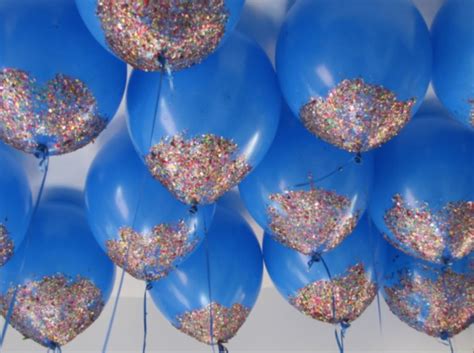 How To Make Diy Glitter Dipped Balloons
