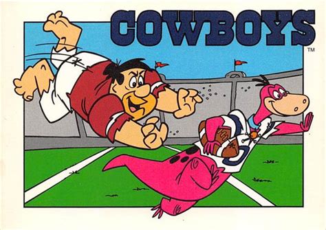 Dino Fred Flintstones Trading Card Hanna Barbera 1993 Football 34
