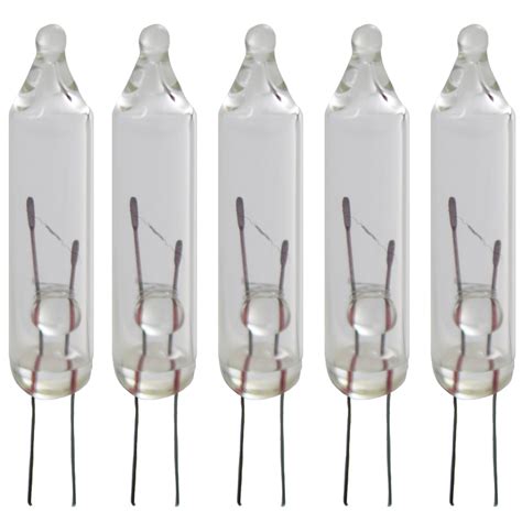 Clear Replacement String Light Bulbs 5 Bulbs