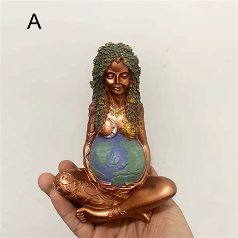 Goddess Statue D Mother Earth Sculptureresin Sculpture Of Etsy