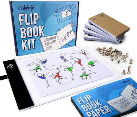 Buy Flip Book Kit Led Lightbox For Drawing And Tracing And 240 Sheets