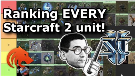 Beastyqt Ranks Every Starcraft 2 Unit Tier List Youtube