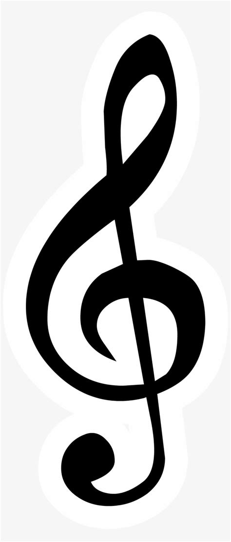 Music Notes Transparent Png Image Web Icons Png Clip Art Treble Clef