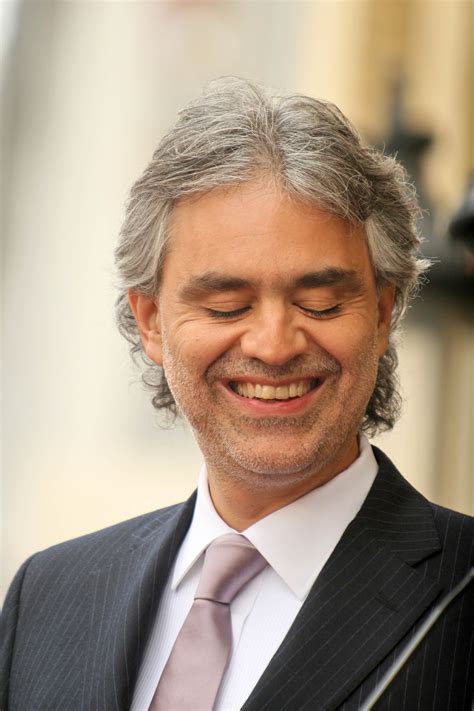 He was diagnosed with congenital glaucoma at 5 months old. Andrea Bocelli Star on the Hollywood Walk of Fame