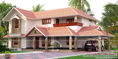 Kerala model luxury house exterior - Kerala home design ...