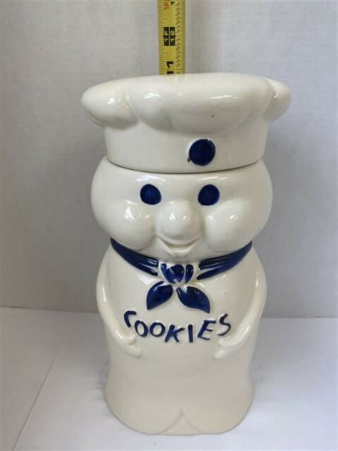 Pillsbury now sells cookie dough that is safe to eat raw or you can bake it. VINTAGE 1973 PILLSBURY DOUGH BOY COOKIE JAR | eBay