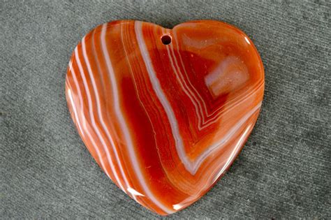 47mm Agate Heart Stone Pendant Stone Pendant 47x46x6mm | Etsy | Stone heart, Stone pendants, Stone