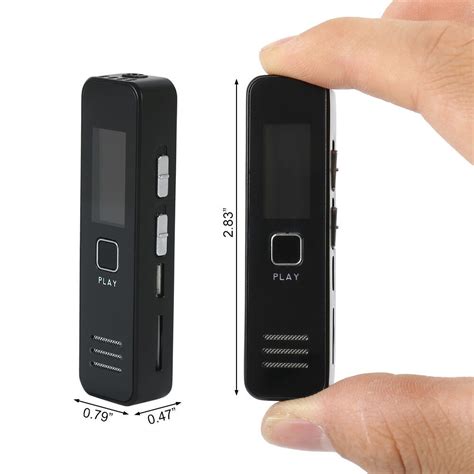 32gb Mini Spy Digital Voice Recorder Small Activated Handheld Audio Mp3