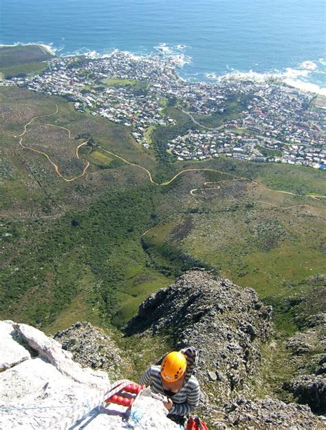 Abseiling Table Mountain In Cape Town South Africa Buddy The